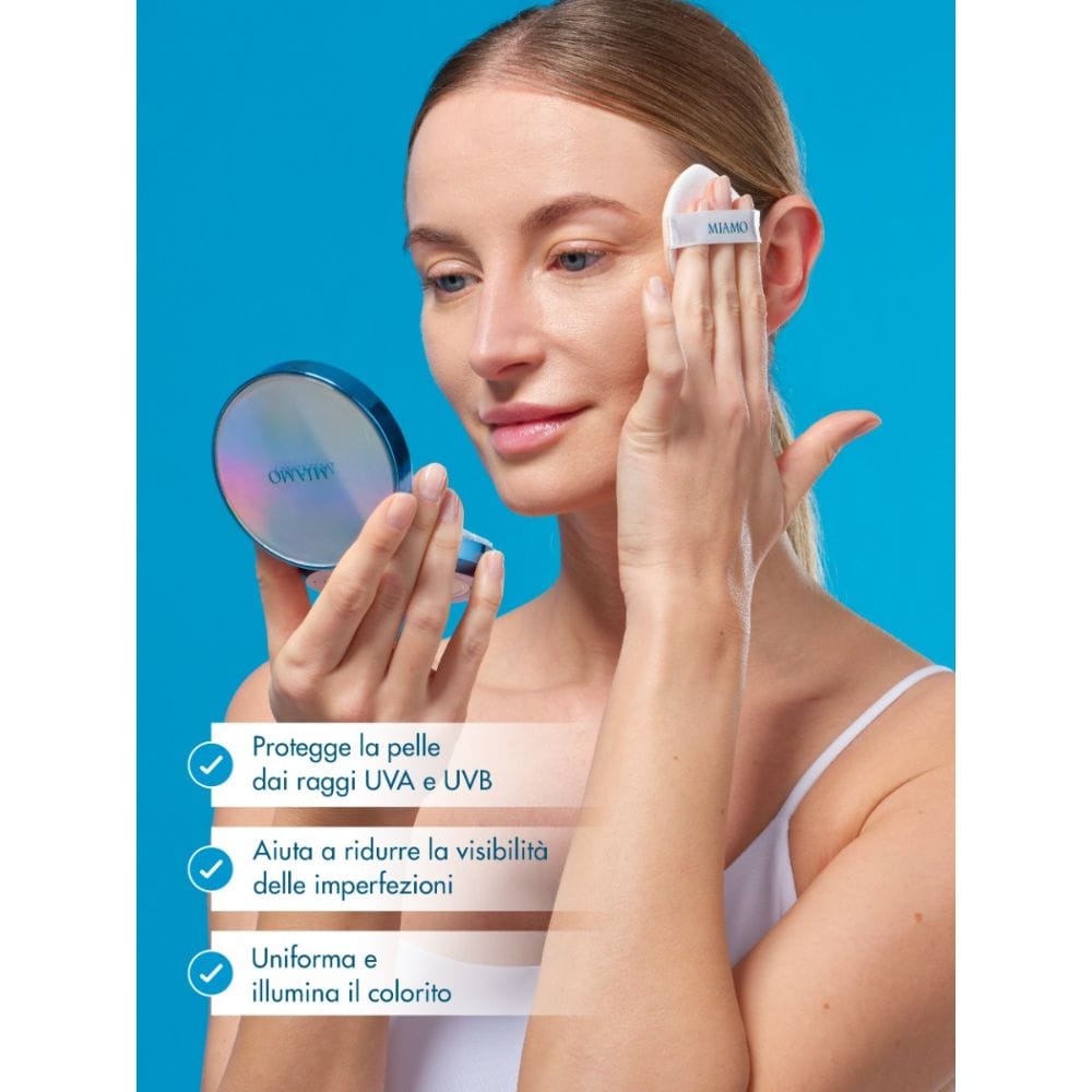 MIAMO FULL PRODUCT MIAMO SKINCOLOR CARE SECOND SKIN MESH CUSHION FOUNDATION IVORY 13,5 G