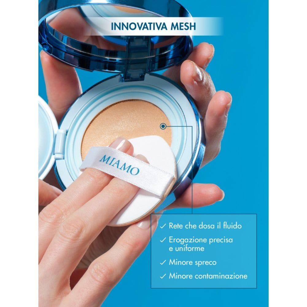MIAMO FULL PRODUCT MIAMO SKINCOLOR CARE SECOND SKIN MESH CUSHION FOUNDATION BRONZE 13,5 G