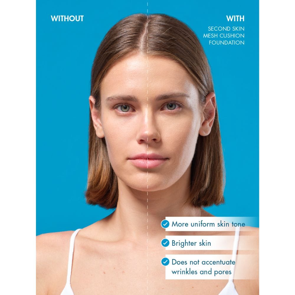 MIAMO FULL PRODUCT MIAMO SKINCOLOR CARE SECOND SKIN MESH CUSHION FOUNDATION SHELL 13,5 G