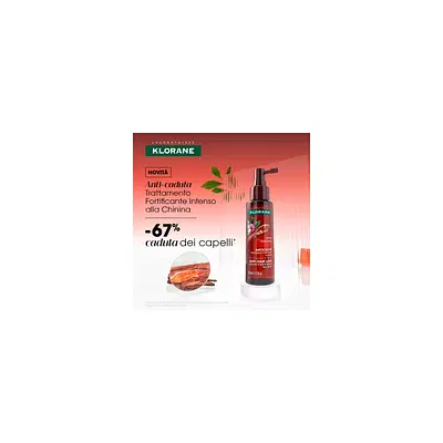 KLORANE TRATTAMENTO FORTIFICANTE INTENSO CHININA 100 ML KLORANE TRATTAMENTO FORTIFICANTE INTENSO CHININA 100 ML