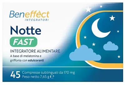 BENEFFECT NOTTE FAST 45 COMPRESSE BENEFFECT NOTTE FAST 45 COMPRESSE