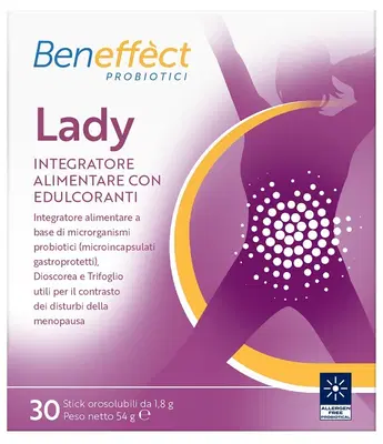 BENEFFECT LADY 30 STICK OROSOLUBILI BENEFFECT LADY 30 STICK OROSOLUBILI
