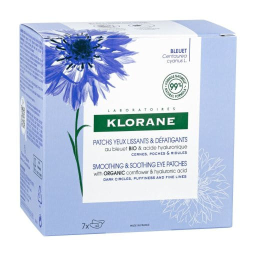 KLORANE BLEUET PATCH OCCHI LEV HYDRO-GEL 7 PEZZI DA 2 PATCH
