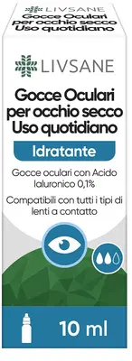GOCCE OCULARI OCCHIO SECCO LIVSANE 10 ML GOCCE OCULARI OCCHIO SECCO LIVSANE 10 ML
