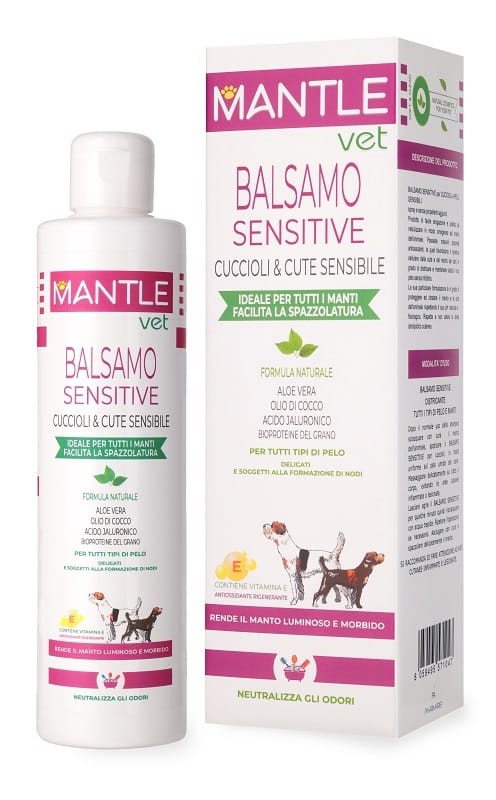 MANTLE VET BALSAMO SENSITIVE CUCCIOLI E CUTE SENSIBILE 250 ML