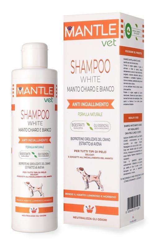 MANTLE VET SHAMPOO WHITE MANTI CHIARI 250 ML