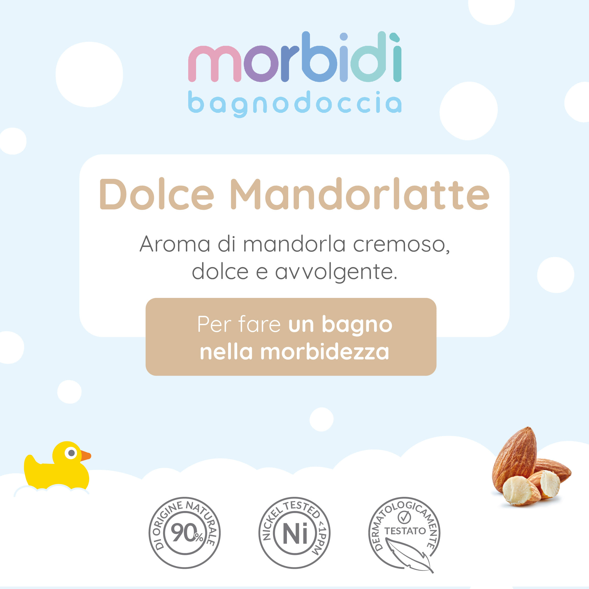MORBIDI' BAGNODOCCIA MANDORLATTE 250 ML