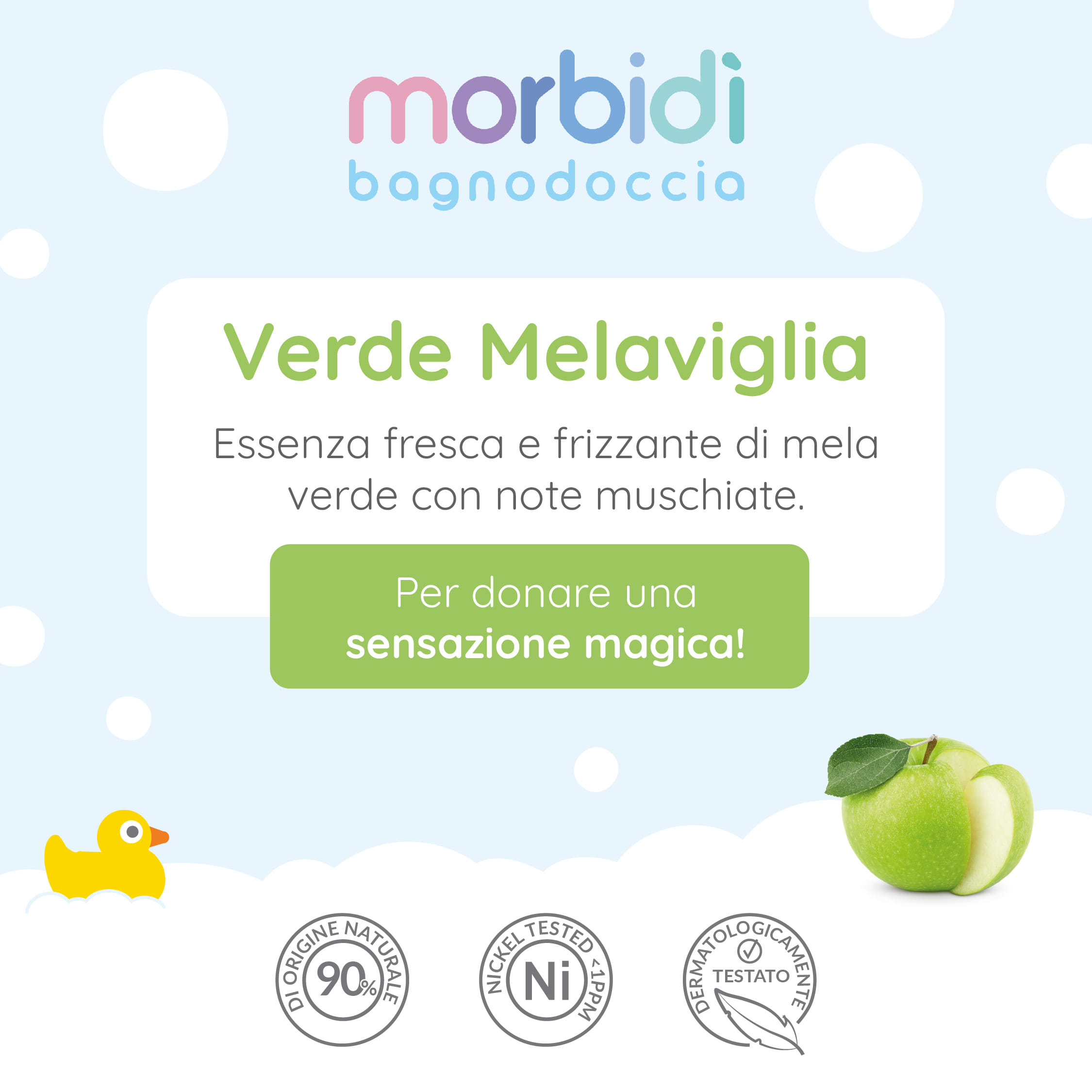MORBIDI' BAGNODOCCIA VERDE MELAVIGLIA 250 ML