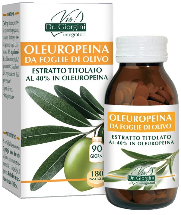 OLEUROPEINA OLIVO FOGLIE ESTRATTO TITOLATO 180 PASTIGLIE