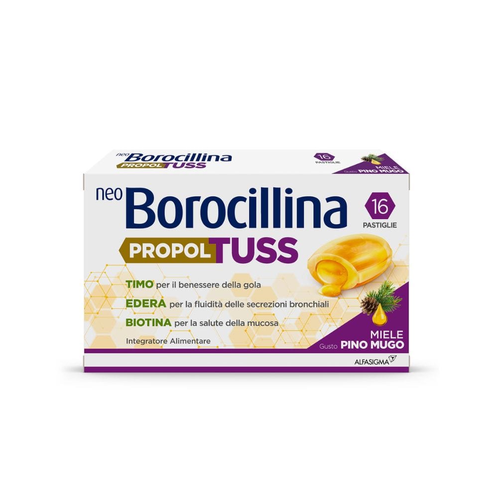 NEOBOROCILLINA PROPOLTUSS 16 PASTIGLIE
