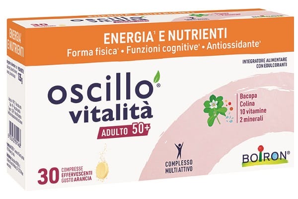OSCILLO VITALITA' 50+ 30 COMPRESSE EFFERVESCENTI