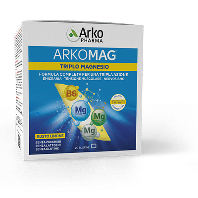ARKOMAG TRIPLO MAGNESIO 20 BUSTINE