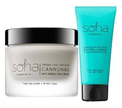 SOHA CANNONAU + HYDRA MARIS GIFT BOX NATALE 2024 CONTENENTE SOHA CREMA CANNONAU 50 ML + SOHA MASCHERA IDRO LENITIVA HYDRA MARIS 60 ML SOHA CANNONAU + HYDRA MARIS GIFT BOX NATALE 2024 CONTENENTE SOHA CREMA CANNONAU 50 ML + SOHA MASCHERA IDRO LENITIVA HYDRA MARIS 60 ML