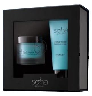 SOHA CREMA RICCA HYDRA MARIS + MASCHERA HYDRA MARIS GIFT BOX 2024 CONTENENTE SOHA GEL CREMA RICCA 50 ML + MASCHERA HYDRA MARIS 60 ML