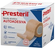BENDA ELASTICA AUTOADESIVA LATEX FREE PRESTERIL CM 5X4,5 M TESI SKIN