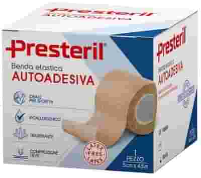 BENDA ELASTICA AUTOADESIVA LATEX FREE PRESTERIL CM 5X4,5 M TESI SKIN