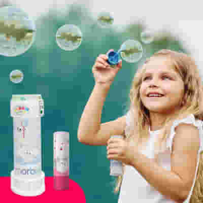 MORBIDI' BOLLE SAPONE + STICK LABBRA ROSA 5,5 ML