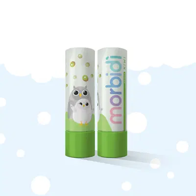 MORBIDI' BOLLE SAPONE + STICK LABBRA VERDE 5,5 ML MORBIDI' BOLLE SAPONE + STICK LABBRA VERDE 5,5 ML
