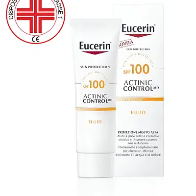 EUCERIN SUN ACTINIC CONTROL SPF100 80 ML NUOVA FORMULAZIONE EUCERIN SUN ACTINIC CONTROL SPF100 80 ML NUOVA FORMULAZIONE