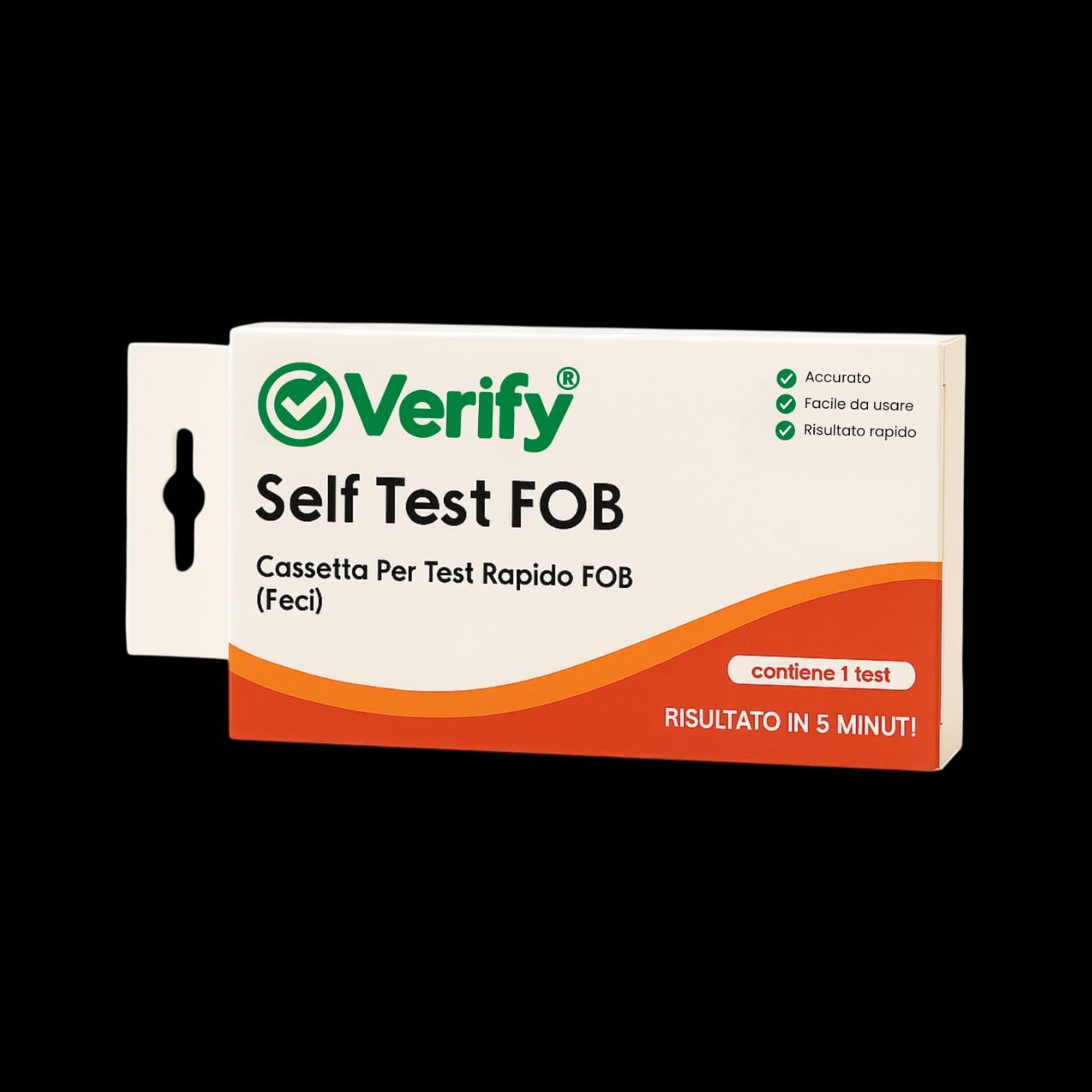 Test Rapido Verify Fob Autodiagnostico Rilevazione Qualitativa Sangue Umano Occulto Nelle Feci