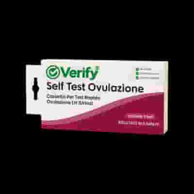 TEST RAPIDO VERIFY OVULAZIONE AUTODIAGNOSTICO RILEVAZIONE QUALITATIVA ORMONE LUTEINIZZANTE LH NELL'URINA UMANA 3 PEZZI