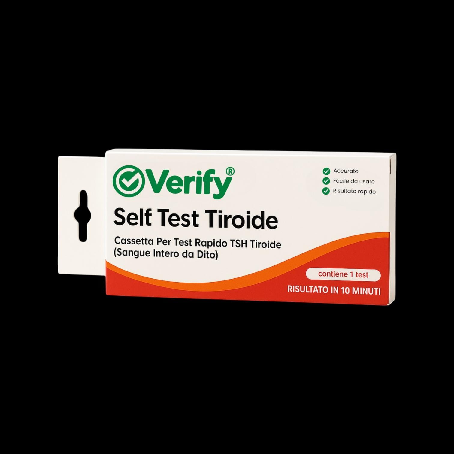 Test Rapido Verify Tiroide Tsh Autodiagnostico Rilevazione Qualitativa Ormone Tireostimolante Umano Tsh Nel Sangue Intero