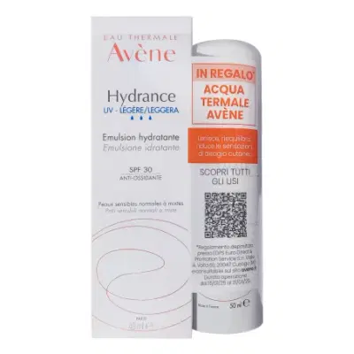 AVENE HYDRANCE CREMA LEGGERA UV 40 ML + ACQUA TERMALE 50 ML AVENE HYDRANCE CREMA LEGGERA UV 40 ML + ACQUA TERMALE 50 ML