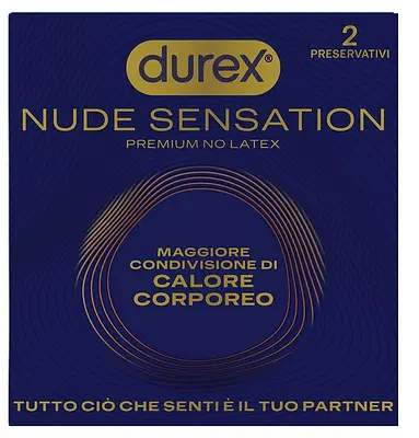 PRESERVATIVO DUREX NUDE SENSATION 2 PEZZI PRESERVATIVO DUREX NUDE SENSATION 2 PEZZI