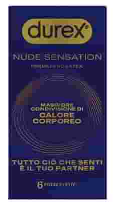 PRESERVATIVO DUREX NUDE SENSATION 6 PEZZI