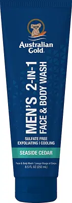 AUSTRALIAN GOLD MEN'S SEASIDE CEDAR 2IN1 FACE & BODY WASH 250 ML AUSTRALIAN GOLD MEN'S SEASIDE CEDAR 2IN1 FACE & BODY WASH 250 ML