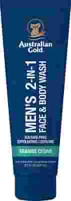 AUSTRALIAN GOLD MEN'S SEASIDE CEDAR 2IN1 FACE & BODY WASH 250 ML
