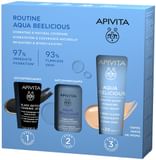 APIVITA PRO AQUA BEELICIOUS SPF30 TINTED ROUTINE AB SPF30 TINTED 40 ML + OMAGGI BLACK DETOX CLEANSING GEL 15 ML E AB PERFECTING&HYDRATING TONER 50 ML