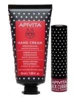 APIVITA PROMO XM WINTER WONDERS JASMINE CREMA MANI IDRATANTE 50 ML + BALSAMO LABBRA CON RIBES NERO 4,4 G
