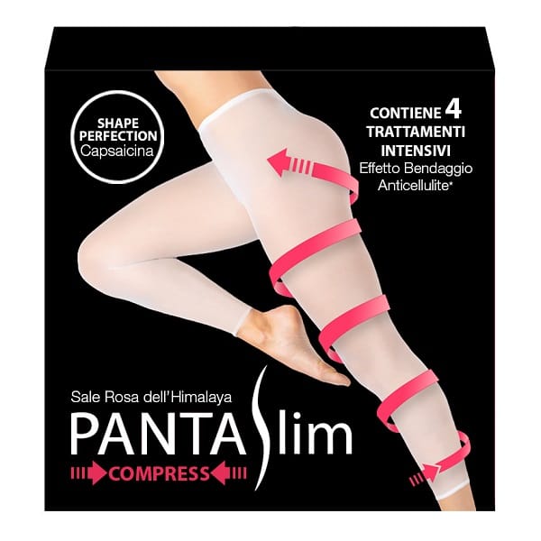 PANTASLIM COMPRESS COLLANT TRATTAMENTO INTENSIVO ANTICELLULITE EFFETTO DRENANTE 4 PEZZI