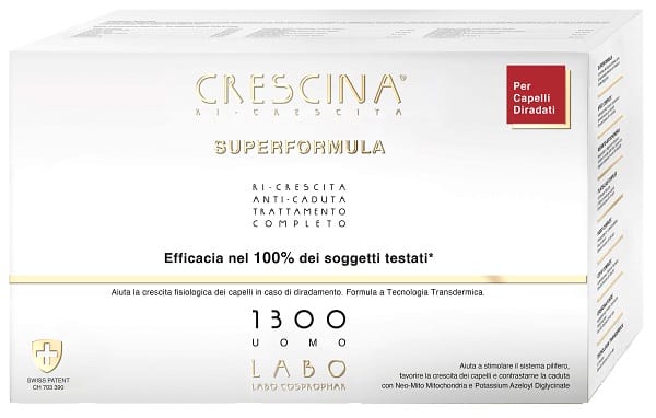 CRESCINA RI CRESCITA SUPER FORMULA 1300 UOMO TC 20+20 FIALE 3,5 ML