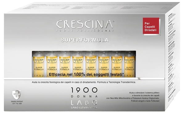 CRESCINA ISOLE FOLLICOLARI SUPER FORMULA 1900 DONNA 40 FIALE 3,5 ML