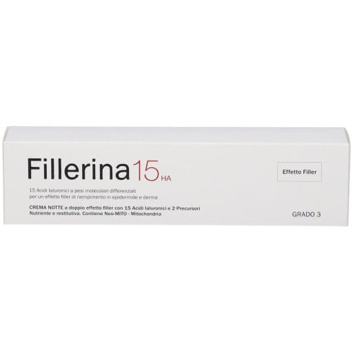 FILLERINA 15 HA BASE NIGHT CREAM GRADO 4 TUBO 50 ML