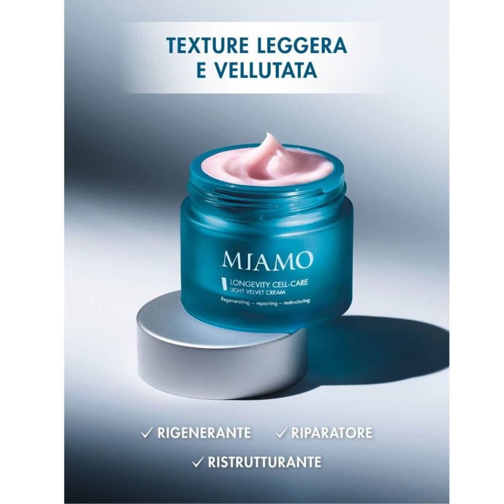 MIAMO FULL PRODUCT MIAMO LONGEVITY PLUS LONGEVITY CELL CARE LIGHT VELVET CREAM 50 ML