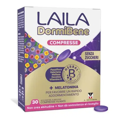 LAILA DORMIBENE 30 COMPRESSE LAILA DORMIBENE 30 COMPRESSE