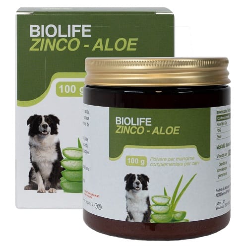 BIOLIFE ZINCO ALOE PER CANI 100 G