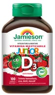JAMIESON VITAMINA D3 JUNIOR 400UI FRAGOLA 100 COMPRESSE MASTICABILI