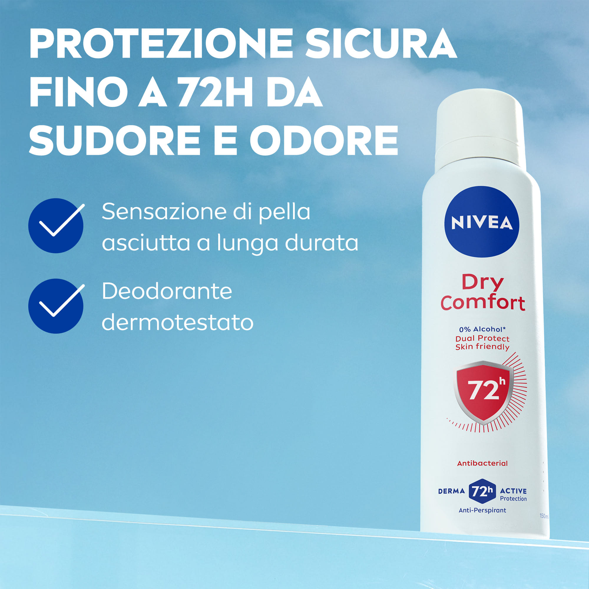 NIVEA DEO SPRAY DRY COMFORT 150 ML