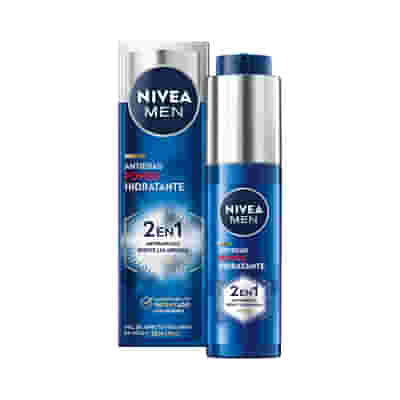 Nivea Men Luminous630 Anti-Age Power Cream 2in1 SPF30 50 ml, Crema viso uomo antirughe e antimacchie