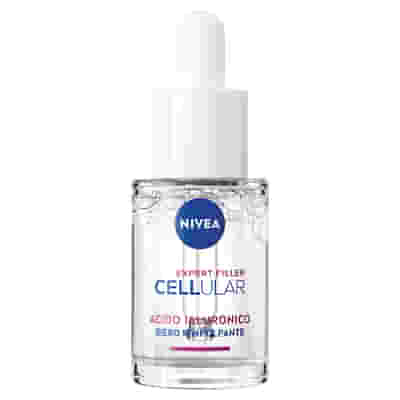 Nivea Cellular Expert Filler Siero Viso Acido Ialuronico Rimpolpante 15 ml, antirughe e rassodante