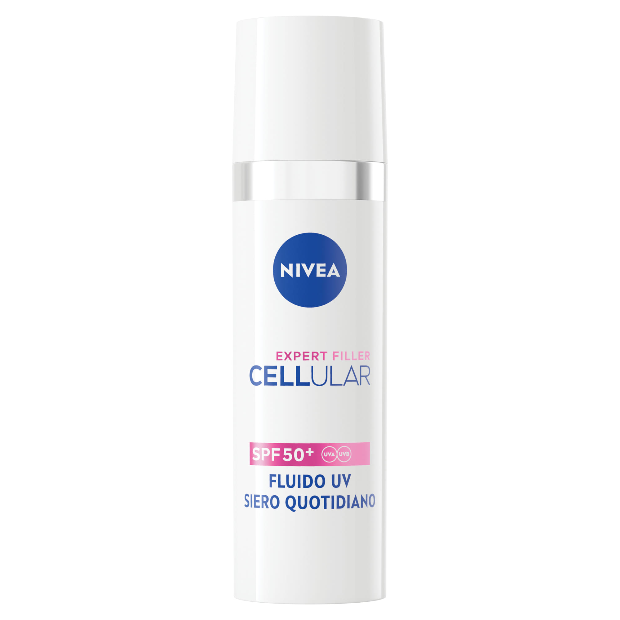 Nivea Cellular Expert Filler Fluido Uv Siero Viso Quotidiano Spf 50 + 30 Ml, Idratante E Antirughe
