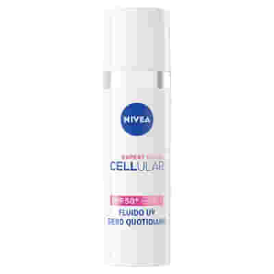 Nivea Cellular Expert Filler Fluido UV Siero Viso Quotidiano SPF 50 + 30 ml, idratante e antirughe