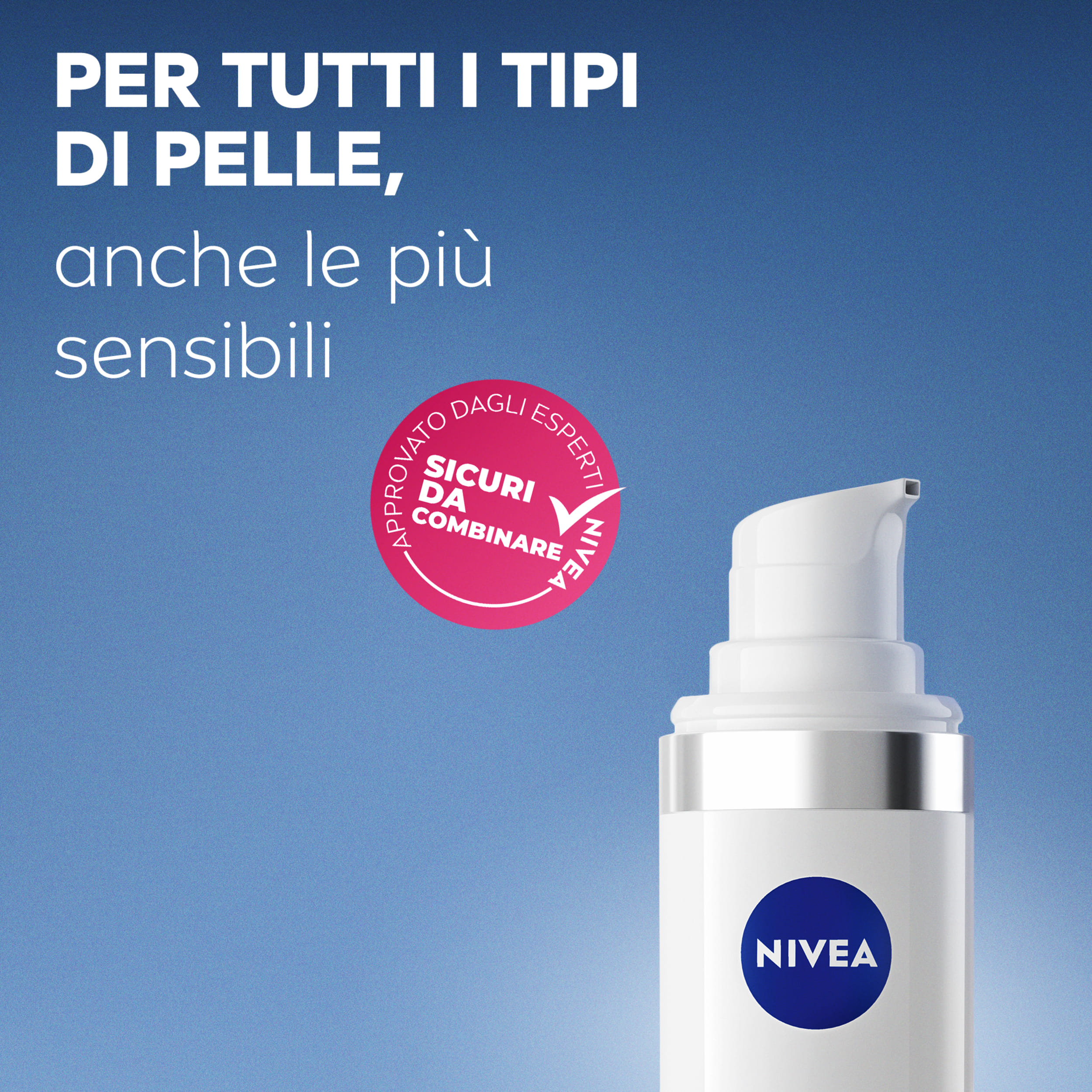 Nivea Cellular Expert Filler Fluido UV Siero Viso Quotidiano SPF 50 + 30 ml, idratante e antirughe