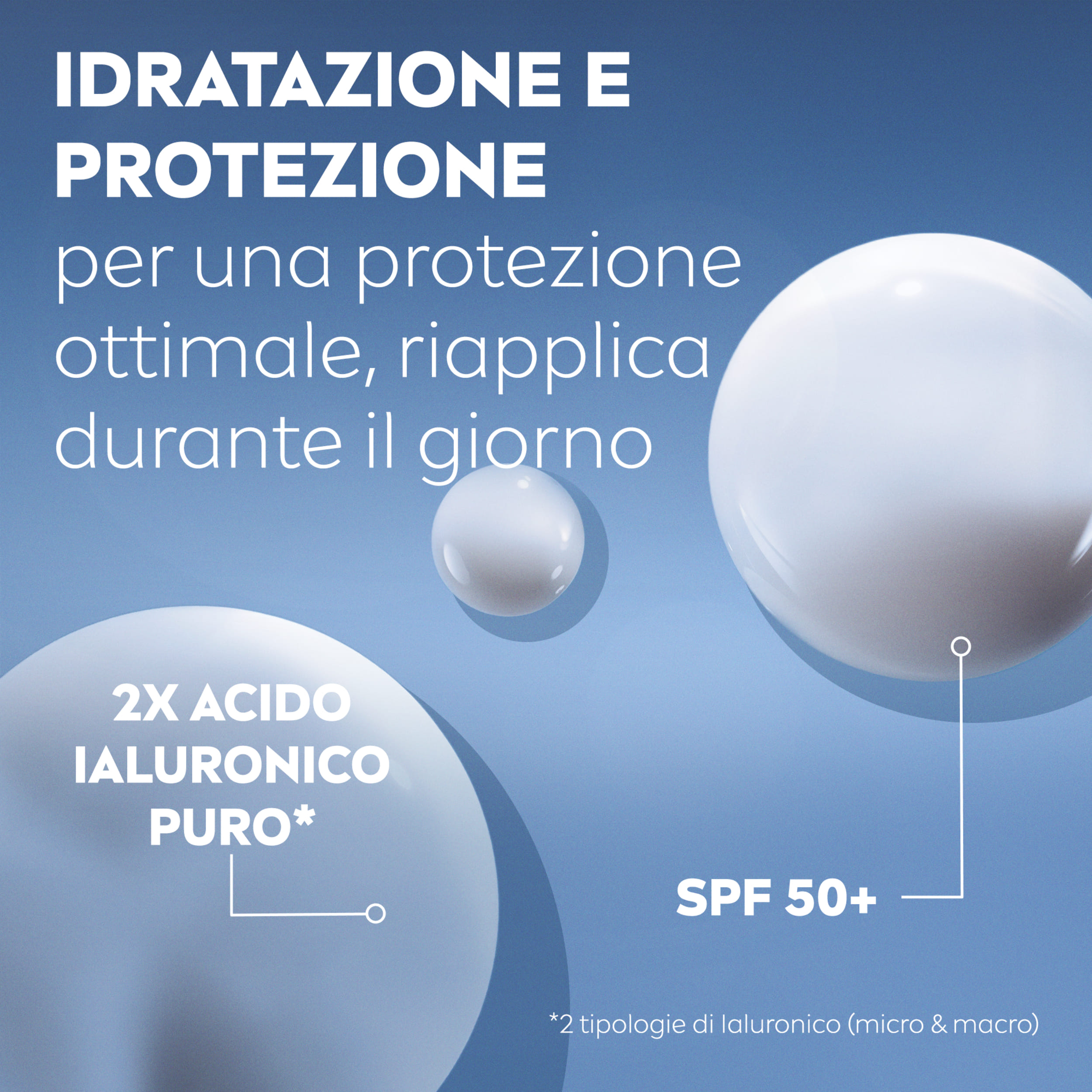Nivea Cellular Expert Filler Fluido UV Siero Viso Quotidiano SPF 50 + 30 ml, idratante e antirughe