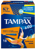 TAMPAX &GO SUPER PLUS 18 PEZZI