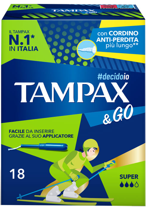 Tampax &Go Super 18 Pezzi